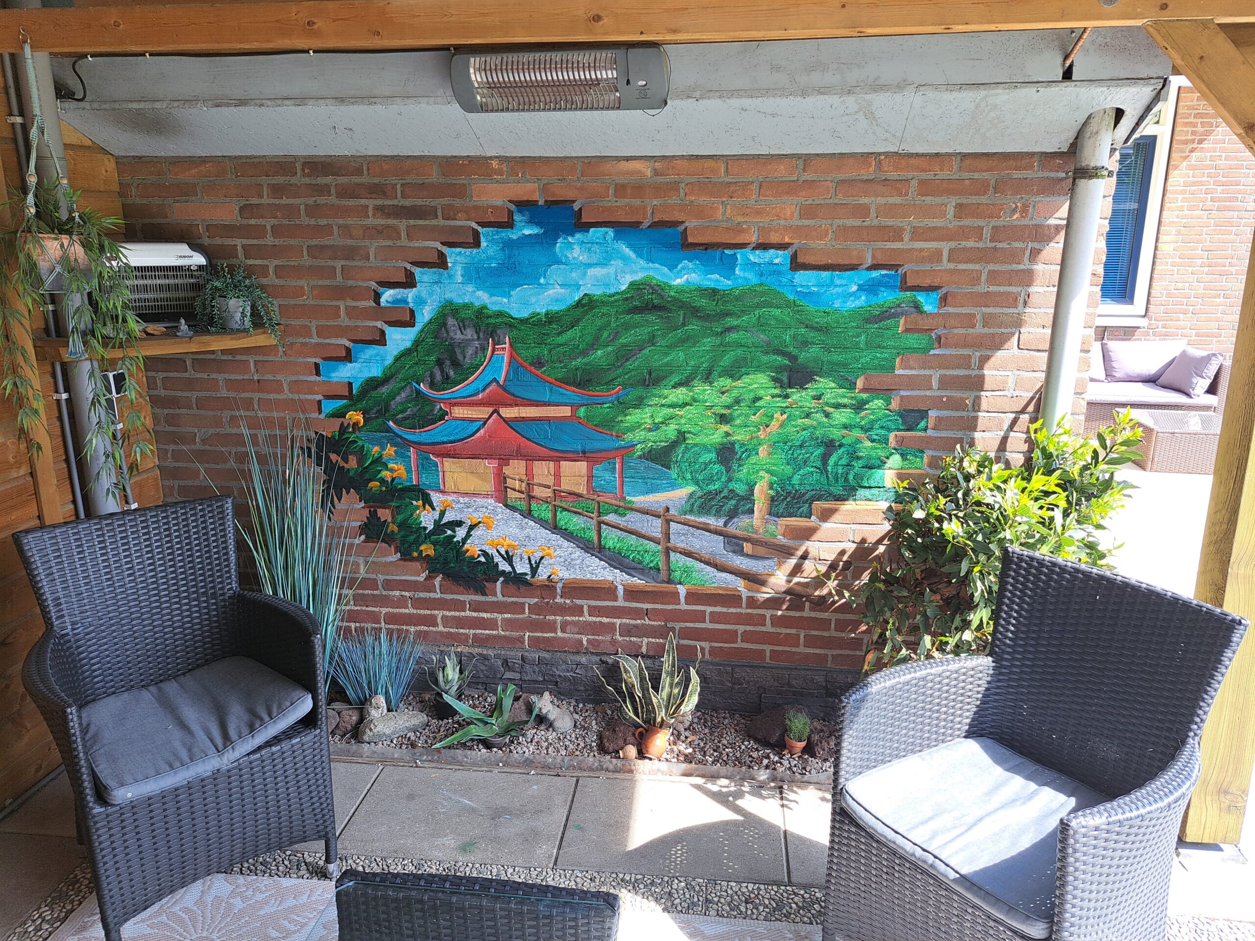 Veranda schildering